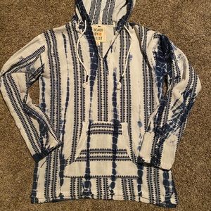 Tie dye hoodie/poncho